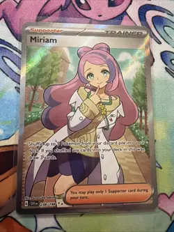 The Pokemon Company Miriam 238/198 SV01 Ultra Rare Full Art Holo EN Card - Image 1
