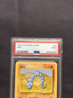Pokemon Cards: Base Set Common: Onix 56/102 PSA 9 - Image 3
