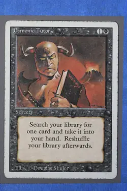 Demonic Tutor - MTG - Revised - Magic: The Gathering - Image 1