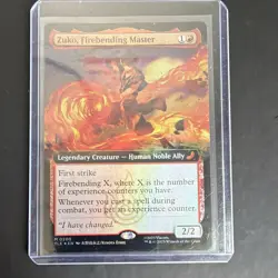 Wizards of the Coast MTG Zuko, Firebending Master EA Foil Mythic EN M0200 - Image 3
