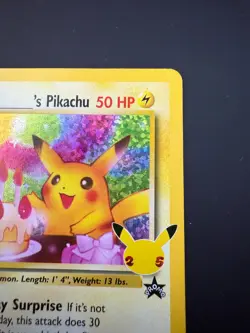 Pokemon Celebrations Birthday Pikachu 24 Classic Collection Holo Near Mint NM/M - Image 2