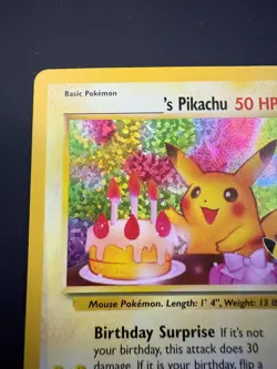 Pokemon Celebrations Birthday Pikachu 24 Classic Collection Holo Near Mint NM/M - Image 3