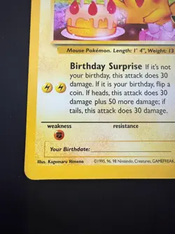 Pokemon Celebrations Birthday Pikachu 24 Classic Collection Holo Near Mint NM/M - Image 4