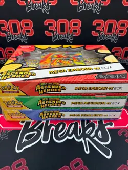 Pokemon TCG Mega Evolution Ascended Heroes Mega Ex Box SEALED Set of (3) - Image 2
