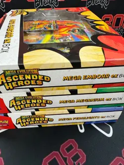 Pokemon TCG Mega Evolution Ascended Heroes Mega Ex Box SEALED Set of (3) - Image 4