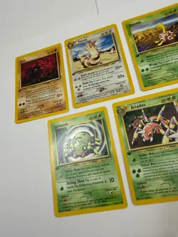 First 1st Edition Pokemon Neo Genesis Lot Ariados Spinarak Furret Shuckle Onix - Image 2