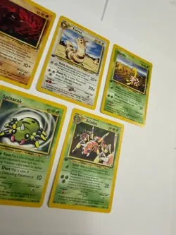 First 1st Edition Pokemon Neo Genesis Lot Ariados Spinarak Furret Shuckle Onix - Image 4