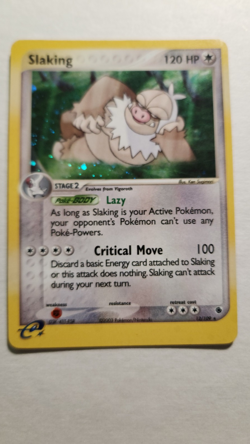 2003 Vintage Slaking 12/109 - EX Ruby & Sapphire Holo Rare - Pokemon TCG - LP - Image 1