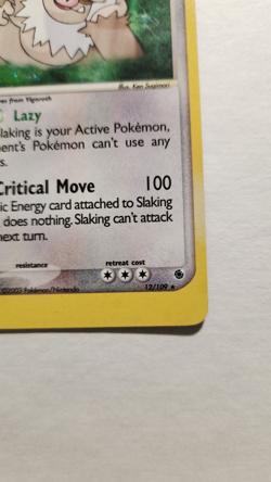 2003 Vintage Slaking 12/109 - EX Ruby & Sapphire Holo Rare - Pokemon TCG - LP - Image 3