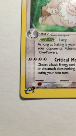 2003 Vintage Slaking 12/109 - EX Ruby & Sapphire Holo Rare - Pokemon TCG - LP - Image 4