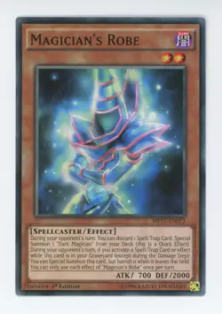 Yugioh Magician's Robe MP17-EN073 Com 1st Edition NM - Image 1