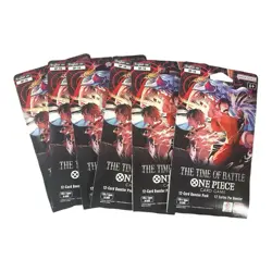 One Piece TCG: The Time Of Battle Sleeved Booster Packs OP-16 (Lot Of 6 Packs) - Image 1