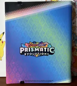 🔹Eevee 9 Pocket Binder Prismatic Evolutions Pokemon TCG 2025🔹378 Card Capacity - Image 2