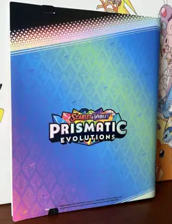 🔹Eevee 9 Pocket Binder Prismatic Evolutions Pokemon TCG 2025🔹378 Card Capacity - Image 5