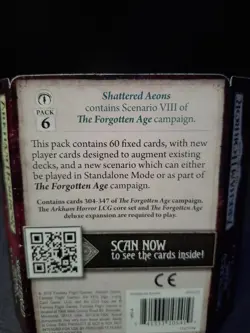 Arkham Horror LCG Card Game | Shattered Aeons AHC25 (Complete, no ClamShell) - Image 4