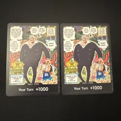 2 One Piece 2nd Anniversary Tournament Promotion Don Cards - Image 1