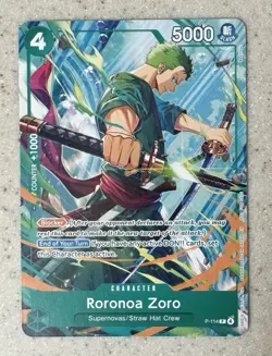 Roronoa Zoro (114) - One Piece Promotion Cards (OP-PR) ACEN exclusive - Image 1