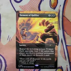 MTG Torment Of Hailfire Secret Lair x Avatar 2287 NM - Image 1