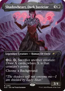 Shadowheart, Dark Justiciar D&D Secret Lair NM MTG - Image 1
