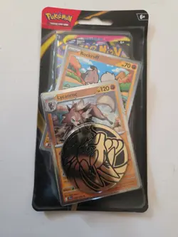 Pokemon TCG Mega Evolution Checklane Blister Lycanroc & Rockruff - Sealed! 🐺 - Image 1