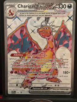 Pokemon TCG Charizard ex 056 Sv: Scarlet & Violet Black Star Promo - Image 1