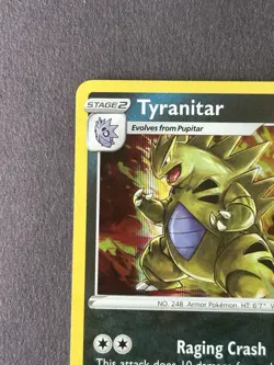 Pokemon Tyranitar Pokemon Go #043/078 Rare Holo Near Mint - Image 3