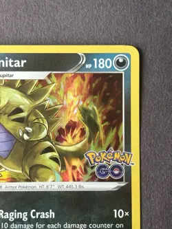 Pokemon Tyranitar Pokemon Go #043/078 Rare Holo Near Mint - Image 4