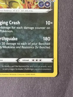 Pokemon Tyranitar Pokemon Go #043/078 Rare Holo Near Mint - Image 5