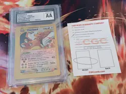 Pokemon TCG Charizard Skyridge 146 Reverse Holo Secret Rare Fresh CGC Slab - Image 4