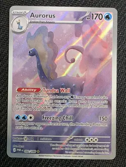 Pokemon TCG Aurorus 092/088 Full Art IR Holo ME:Perfect Order NM - Image 1