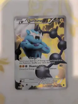 Pokemon TCG Thundurus Emerging Powers Holo Full Art Ultra Rare - Image 1