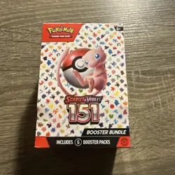 Pokemon TCG Scarlet & Violet 151 Booster Bundle Sealed New (6 packs) Fast Ship! - Image 1