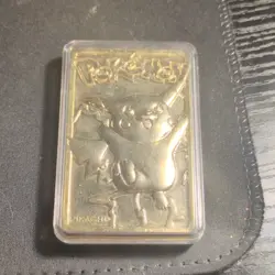 Pikachu #25 23 Karat Gold Plated Trading Card Limited Edition Special Edition - Image 1