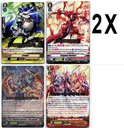 Lot Of 5 Cardfight Vanguard Cards - Image 1