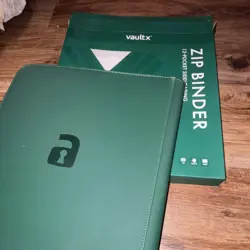 Vault X Green A4 Zip Binder 12-Pocket Side Loading Double-Sided 480 Cards - Image 2