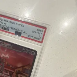 Pokemon TCG 2023 Mew ex #053 SV: Scarlet & Violet Promo Cards Holo PSA 10 EN - Image 3