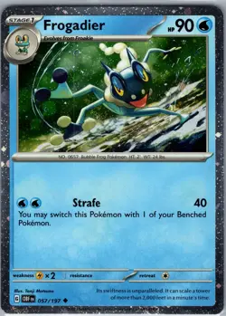 Frogadier - (Cosmos Holo) 057/197 - Pokemon Card - NM - Image 1
