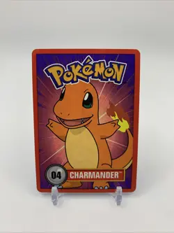 Charmander 04 Official Nintendo 1998 Promo Vintage Red Border Pokemon Card - Image 1
