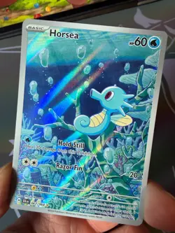 Horsea - 067/064 - Shrouded Fable - Pokemon Illustration Rare NM TCG Card IR - Image 4