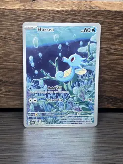 Pokemon TCG Horsea 067/064 Shrouded Fable Illustration Rare Holo NM- - Image 1