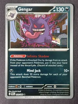 Pokemon Gengar Perfect Order #050/088 Rare Reverse Holo Near Mint - Image 2