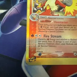 Pokemon TCG Ruby & Sapphire Blaziken Reverse Holo Rare 3/109 LP 🔥 - Image 5