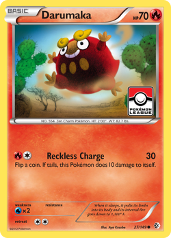 Darumaka 27/149 Common | Boundaries Crossed | Pokemon Card - Image 1