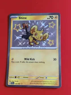 Pokemon TCG - Shinx 135/091 Paldean Fates Baby Shiny Holo Rare - Image 1