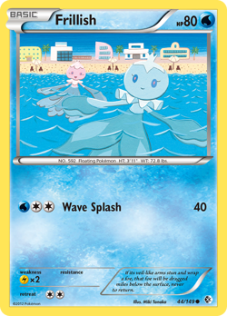 Frillish 44/149 Common | Boundaries Crossed | Pokemon Card - Image 1