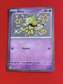 Pokemon TCG Abra 148/091 – Paldean Fates – Baby Shiny – NM - Image 1