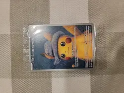 Pokemon TCG Pikachu With Grey Felt Hat Van Gogh Full Art Promo SVP #085- Sealed - Image 5