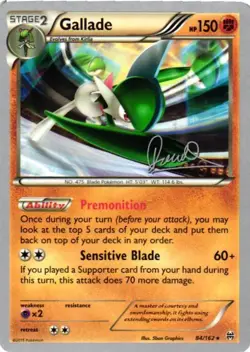 Gallade 84/162 Rare World Championship Decks Pokemon Near Mint - Image 1