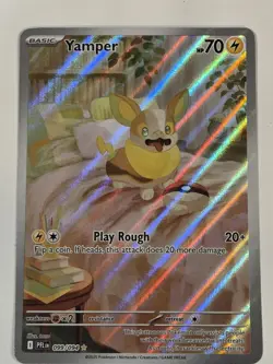 Yamper 099/094 Illustration Rare Phantasmal Flames Pokemon Near Mint - Image 1