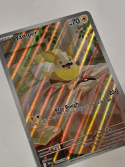 Yamper 099/094 Illustration Rare Phantasmal Flames Pokemon Near Mint - Image 4